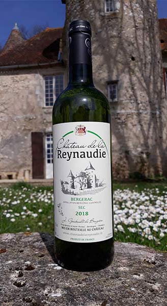 chateau la reynaudie vin bergerac bouteille blanc